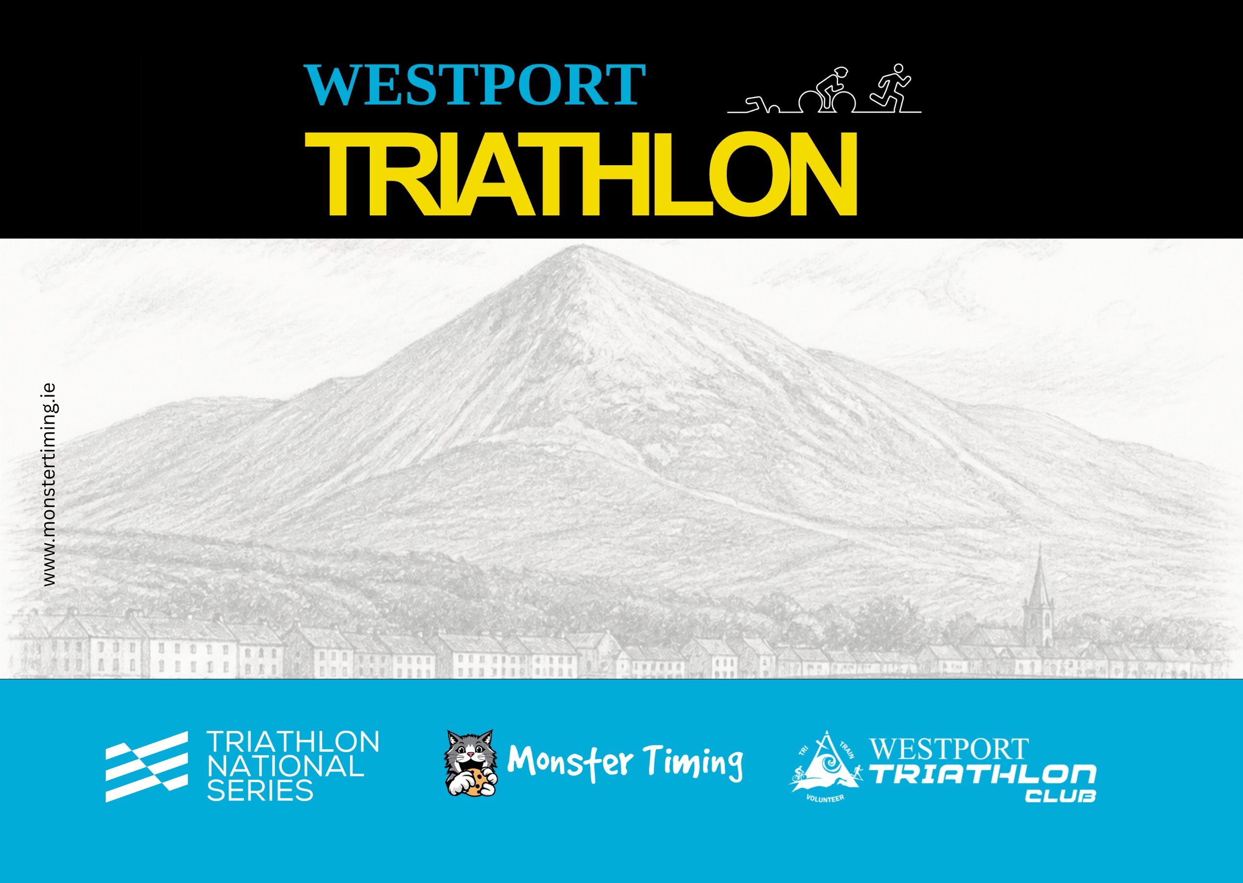 Custom race bibs example: Westport-Triathlon-Olympicc