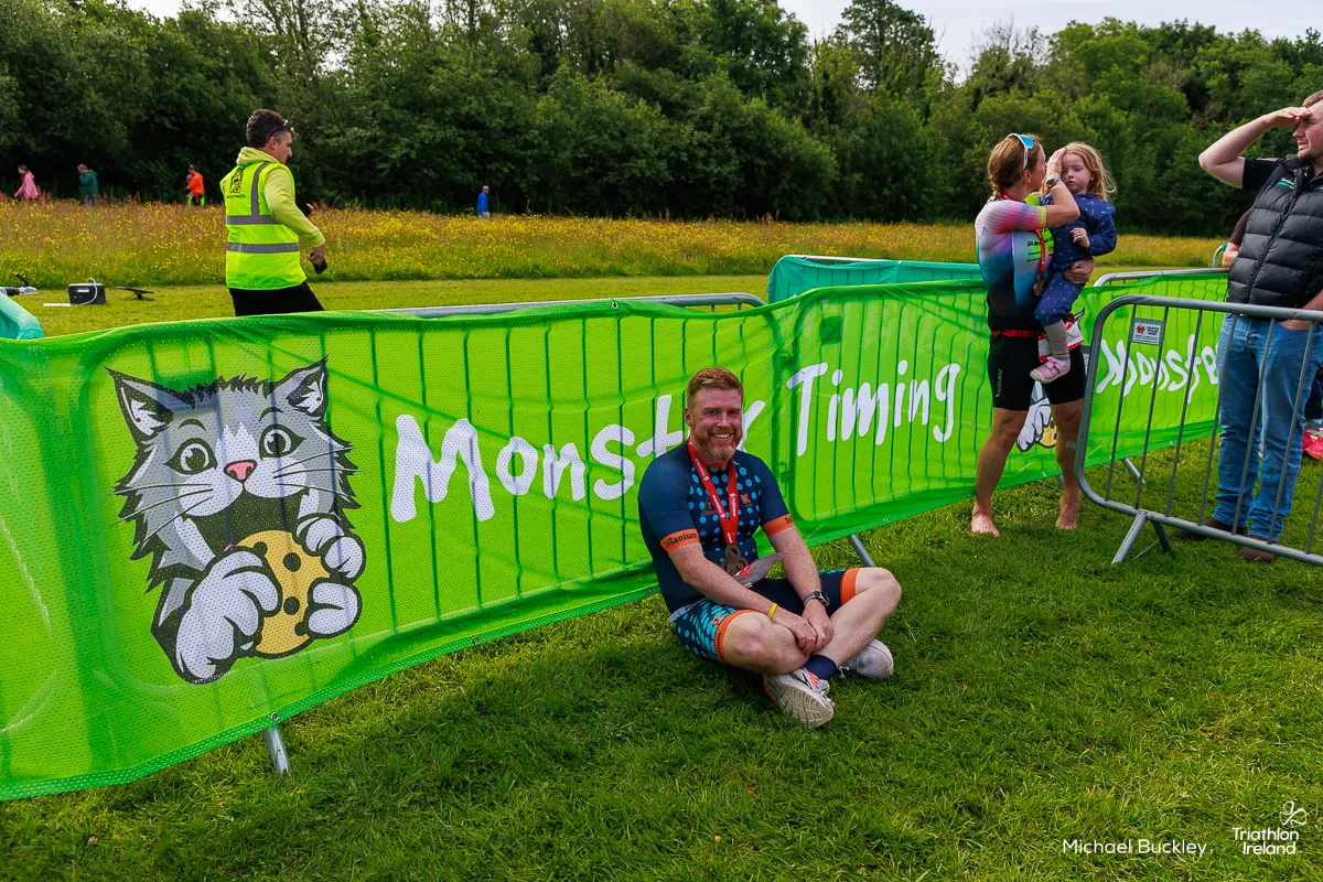 Branded barriers ready for race day at Tribesman Triathlon